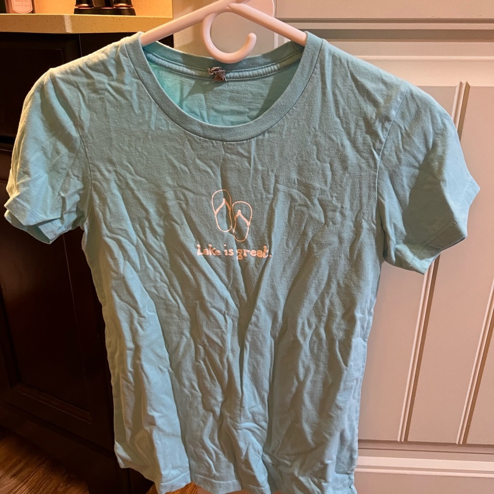 Lake Is Great, Turquoise Tee